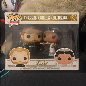 Funko pop set , Dutchess Markle. AND ex DUKE OF ESSEX